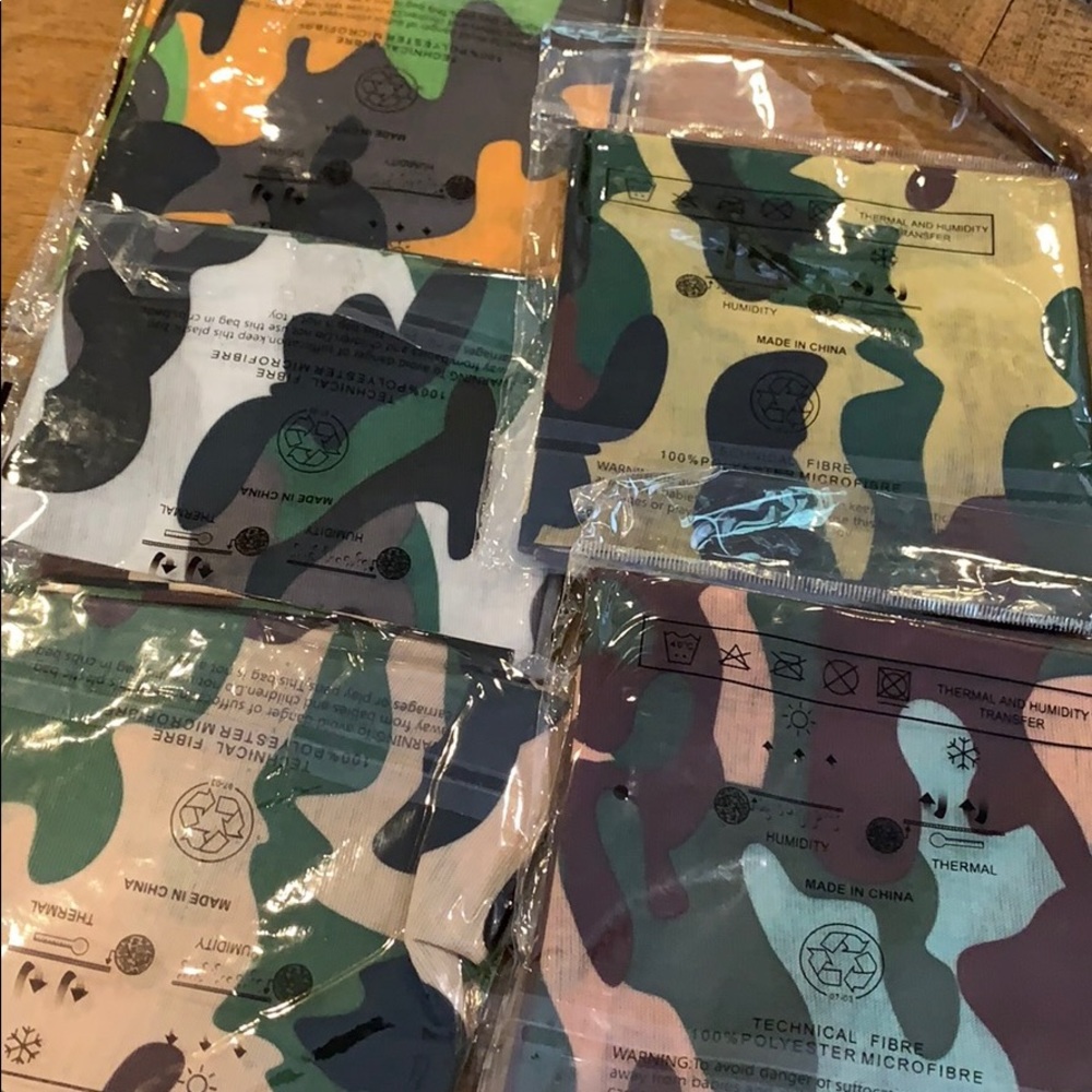 New Unisex Face Masks Camo - Picture 3 of 5